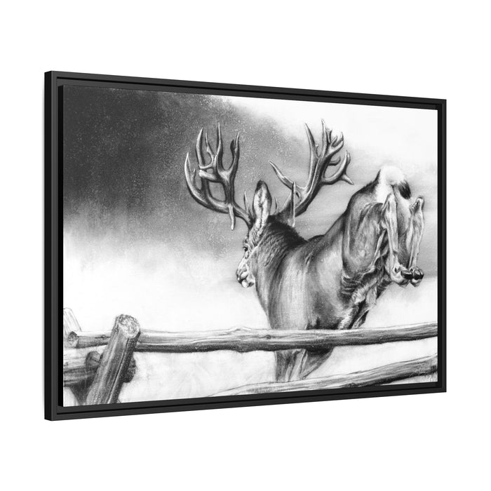 "Over and Out" Framed Canvas
