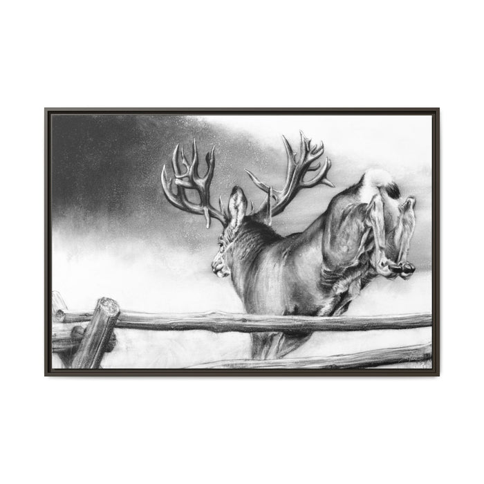 "Over and Out" Framed Canvas