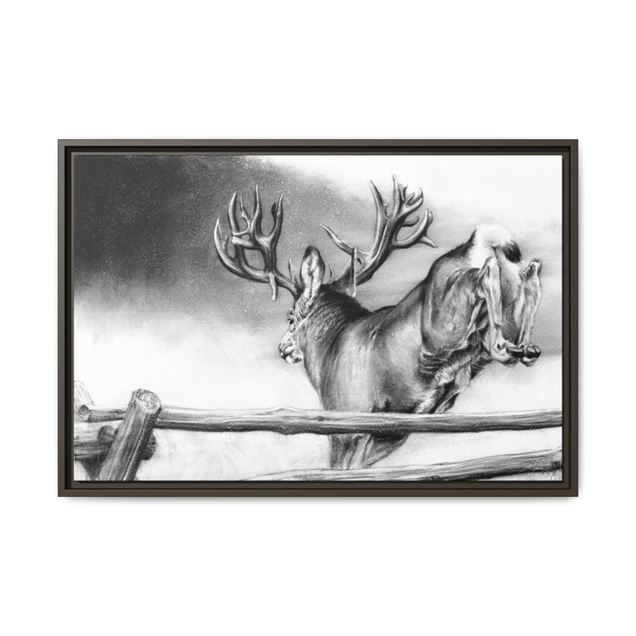 "Over and Out" Framed Canvas