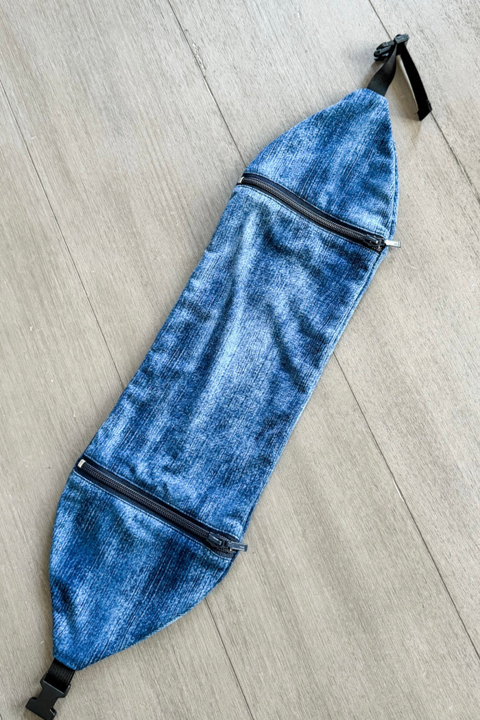 Packable Headrest in Indigo Distressed
