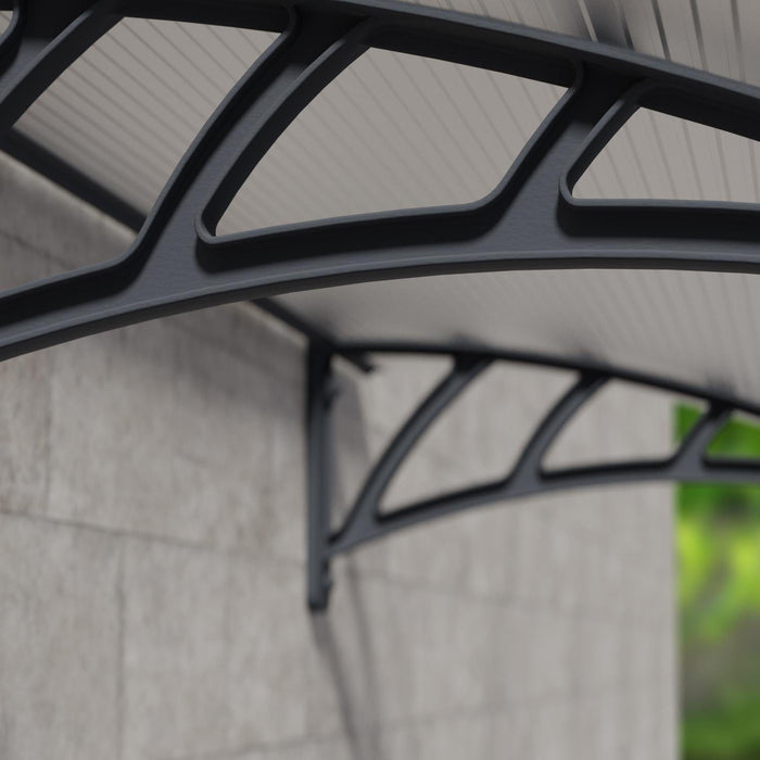 Palram - Canopia Awnings Palram - Canopia | Neo 1180 4x3 ft Awning - Gray/Clear HG9566