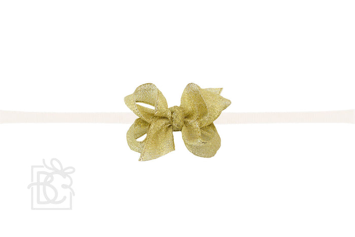 Pantyhose Headband w 2" Bow