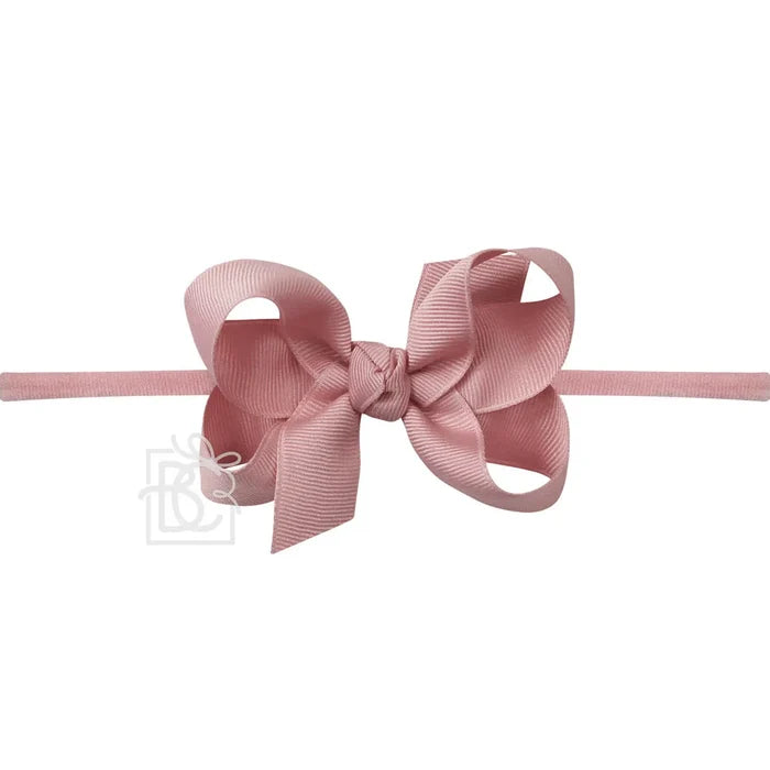 Pantyhose Headband w 3.5" Bow