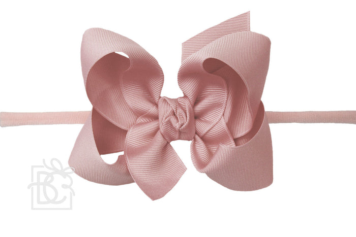 Pantyhose Headband w 4.5" Bow