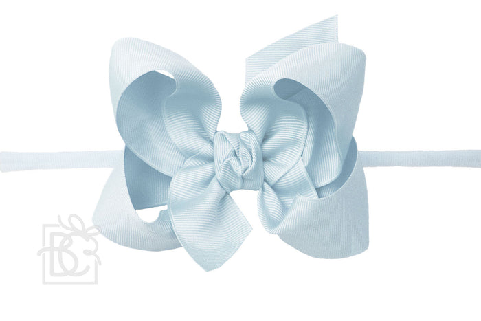 Pantyhose Headband w 4.5" Bow