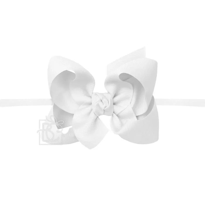 Pantyhose Headband w 4.5" Bow
