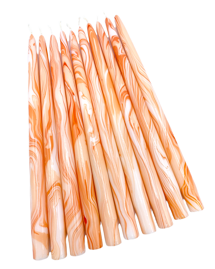 Perfectly Pumpkin Taper Candle Pair