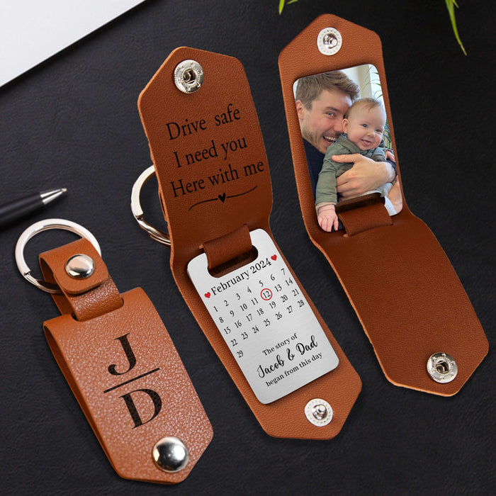Personalized 1st Fathers Day Gifts | Fathers Day Keychain