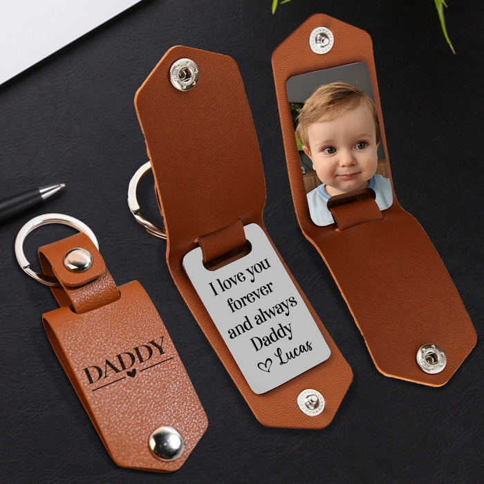 Personalized 1st Fathers Day Gifts | New Dad Keychain