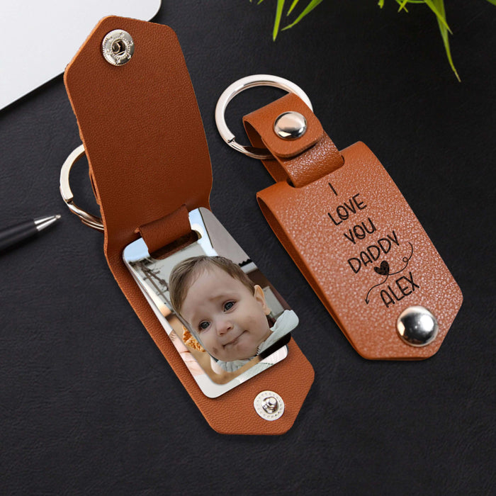 Personalized First Time Dad Gifts | Custom Dad Keychain
