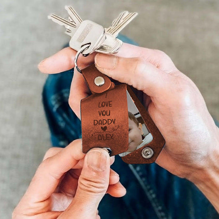 Personalized First Time Dad Gifts | Custom Dad Keychain