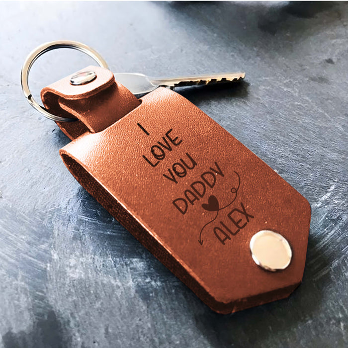 Personalized First Time Dad Gifts | Custom Dad Keychain