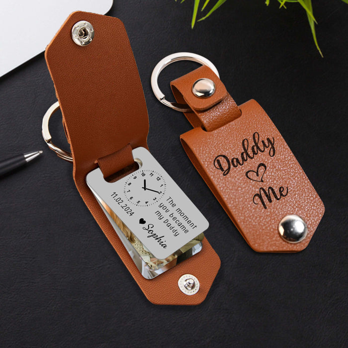 Personalized Gifts for First Fathers Day | Custom Fathers Day Keychain