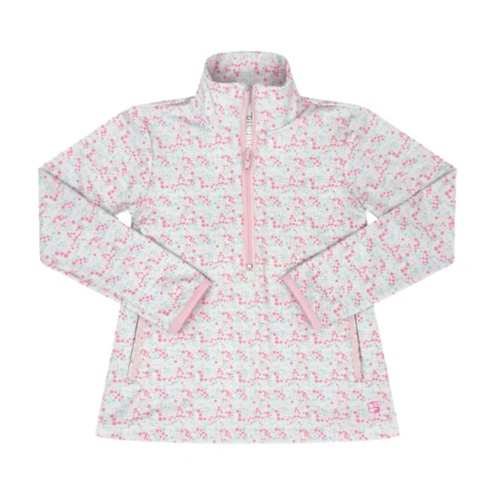 Petal Play Heather Half Zip