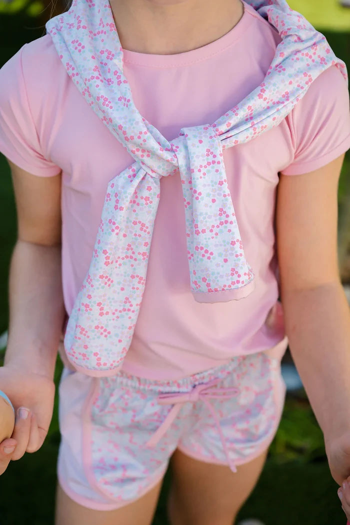 Petal Play Heather Half Zip