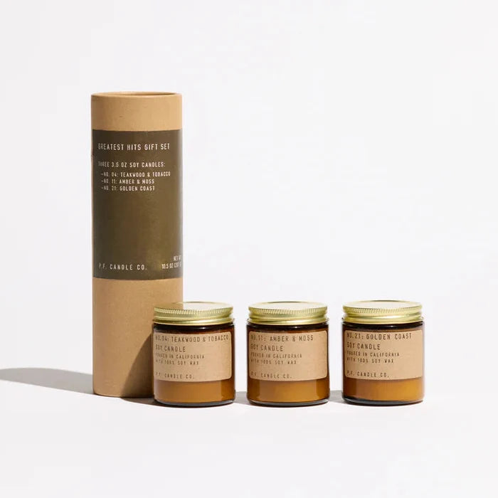 P.F. Candle Greatest Hits Mini Candle Gift Set Trio