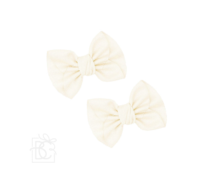 Pigtail Pair of 1.5" Bows