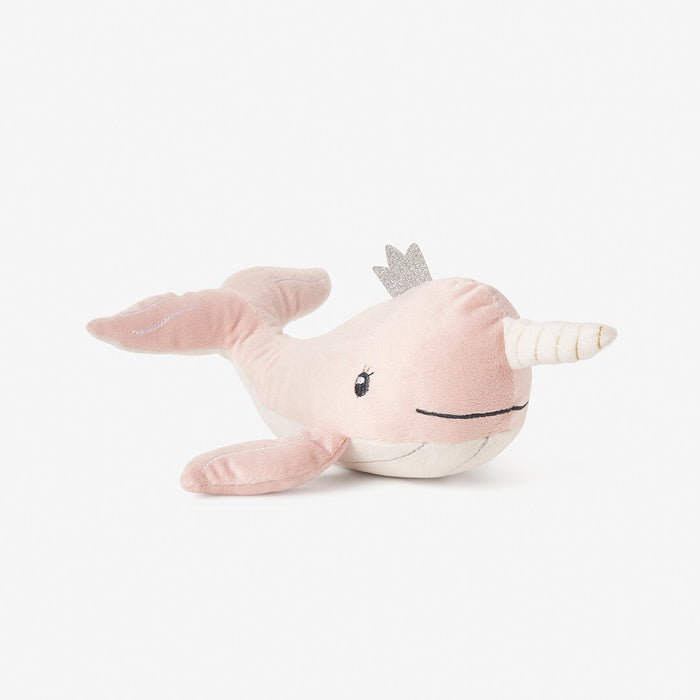 Pink Crown Narwhal Plush Toy