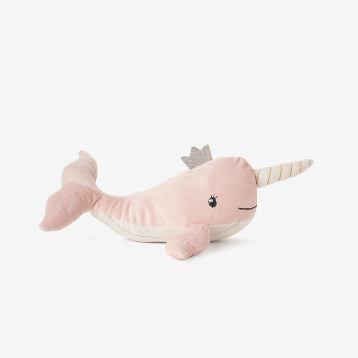 Pink Crown Narwhal Plush Toy