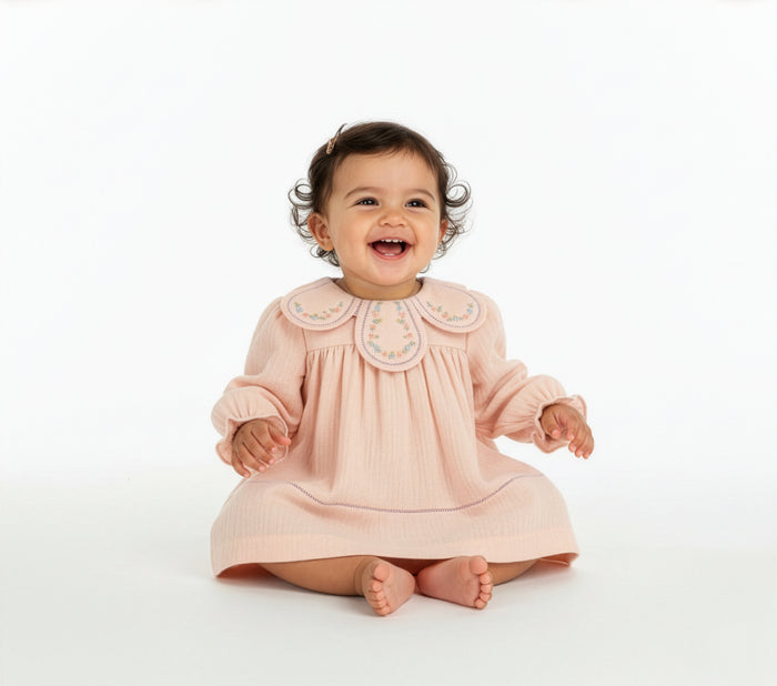 Pink Cuddle Cotton Petail Float Dress