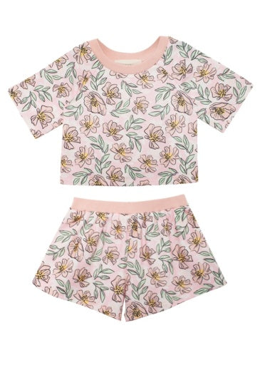 PINK FLORAL QUINN 2 PIECE SET