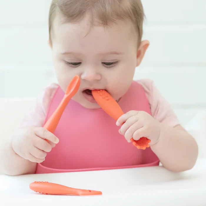 Pink Garden Party Learn to Eat Bundle
