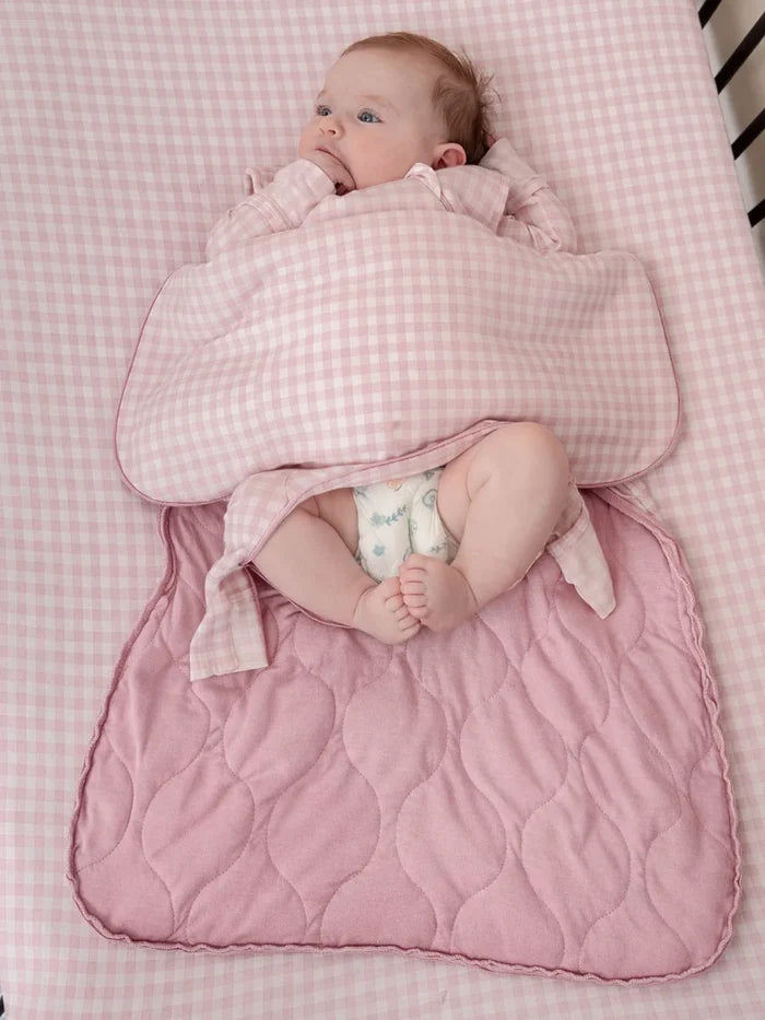 Pink Gingham SLEEP BAG 1.0 TOG