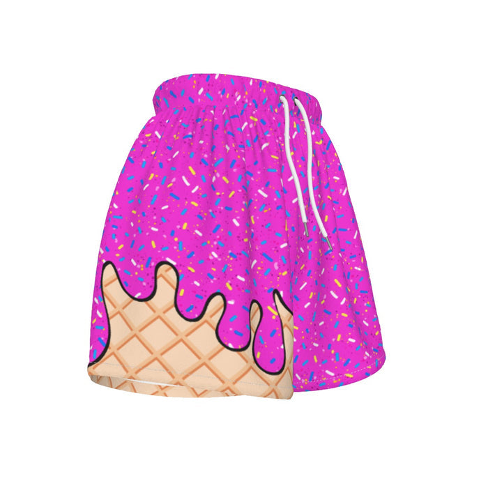 Pink Ice Cream Sport Shorts (All Sizes)