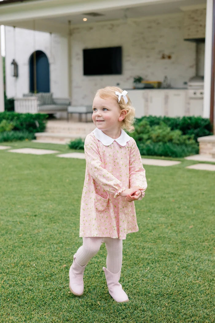 Pink Petal Long Sleeve Dress