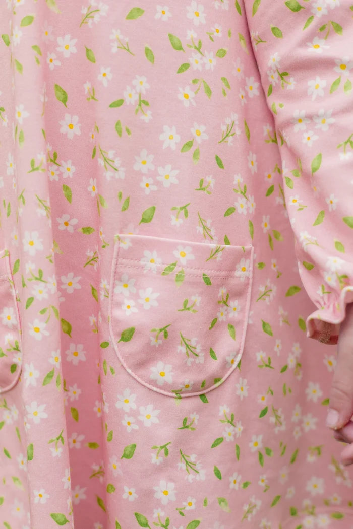 Pink Petal Long Sleeve Dress