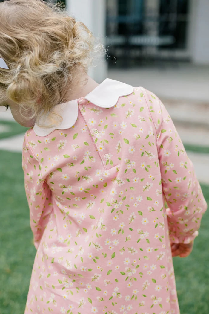 Pink Petal Long Sleeve Dress