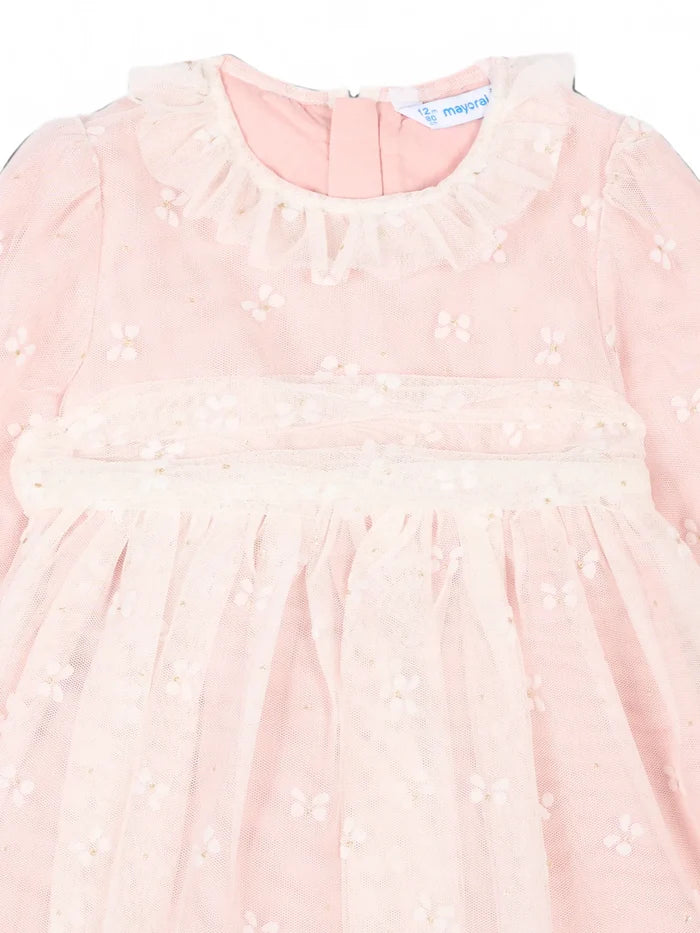 Pink Tulle Bow Dress