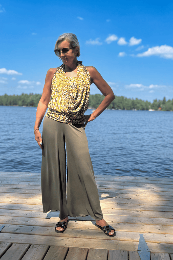 Khaki PJ Pants from Diane Kroe
