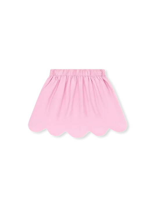 Point Pink Corduroy Susie Scallop Skirt