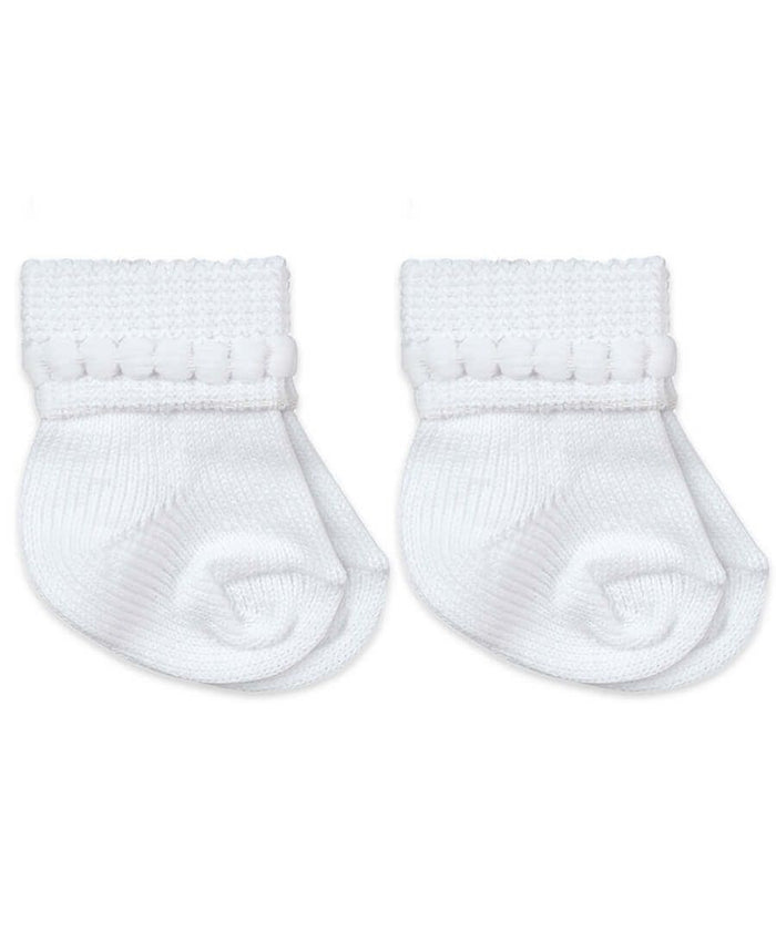 Pom Pom Edge Socks