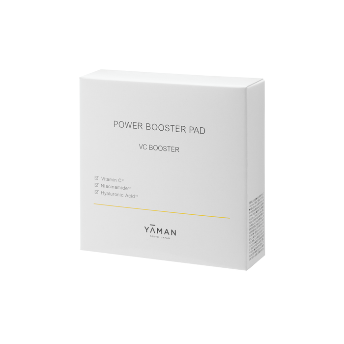 Yaman Power Booster Pad VC Booster packaging on a white background