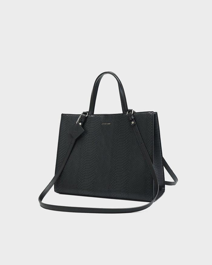 Prime 3PC Tote Bags Set in Black