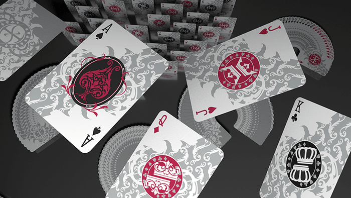 PlayingCardDecks.com-Pro XCM Ghost Playing Cards USPCC