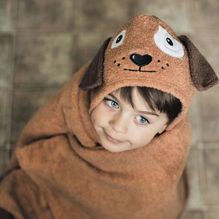 Puppy Hooded Towel for Toddlers
