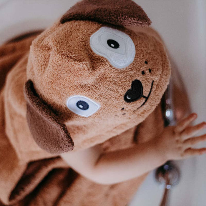 Puppy Hooded Towel for Toddlers