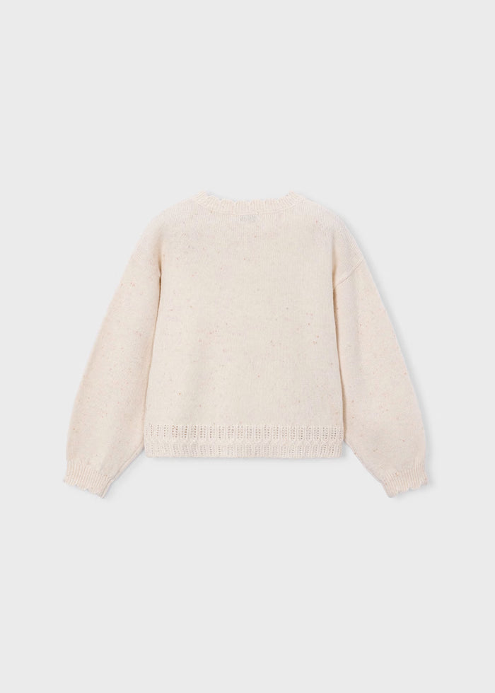 Puppy Scallop Neck Sweater and Pant Set