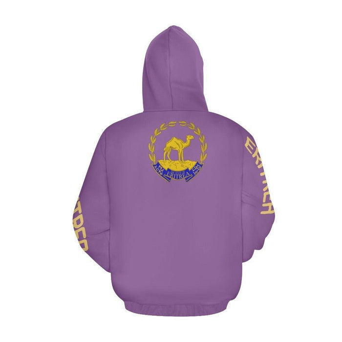 Purple ERI Print Hoodie - Natna Shop