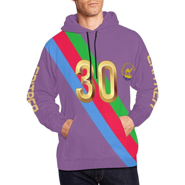 Purple ERI Print Hoodie - Natna Shop