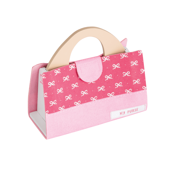 Purse Felt Wood Set