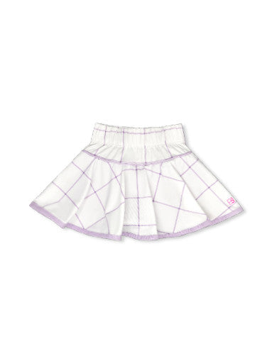 QUINN WINDOWPANE SKORT