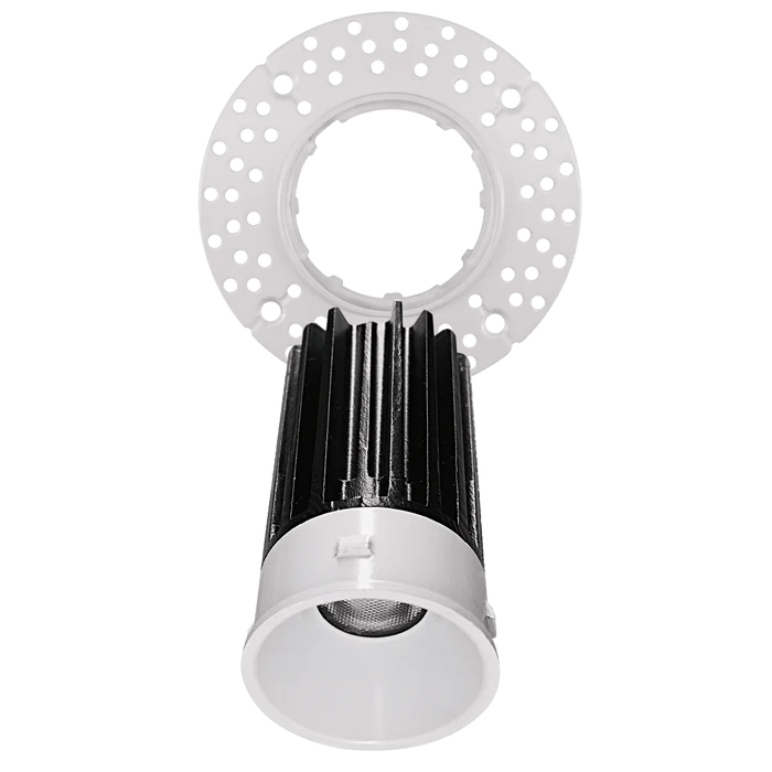 LED Recessed Downlight Radiant-Lite 1 Inch Round Trimless LED Recessed Downlight 7 Watt CCT Selectable Radiant-Lite