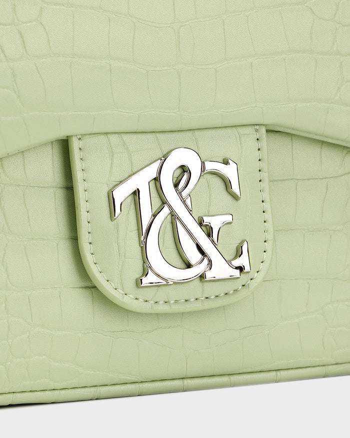 Rally Shoulder Bag in Matcha Green