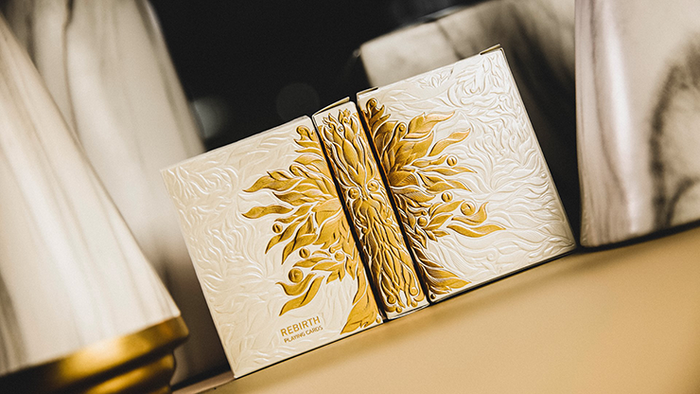 PlayingCardDecks.com-Rebirth White Playing Cards TWPCC