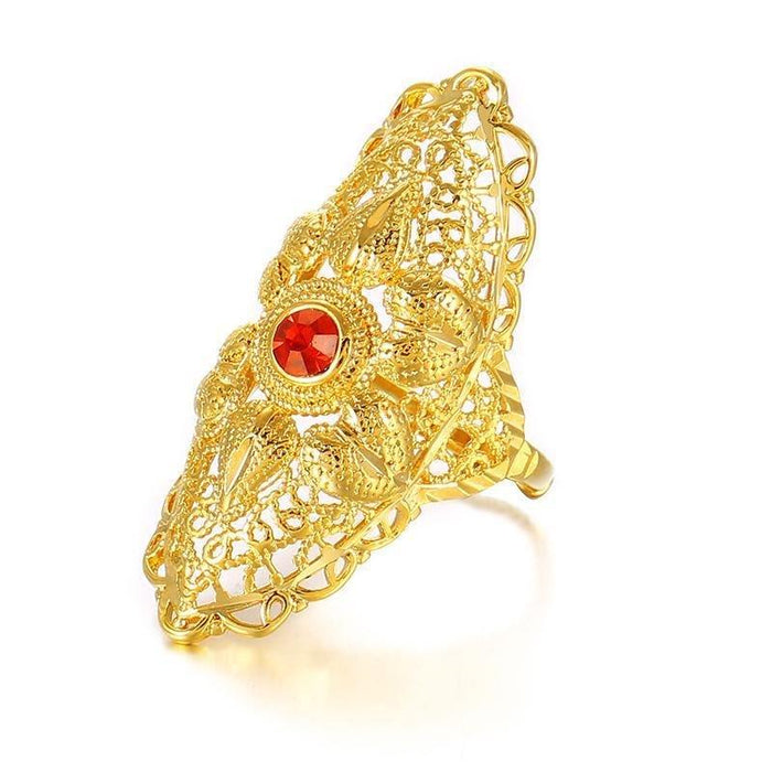Red Stone Wedding Ring - Natna Shop
