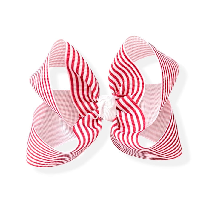 Red Stripe Bow